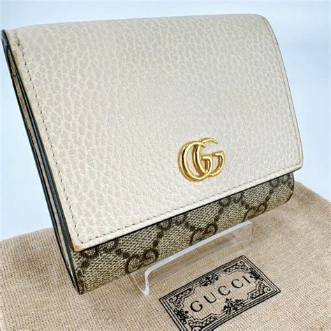 gucci portemonnee wit|gucci marmont wallet.